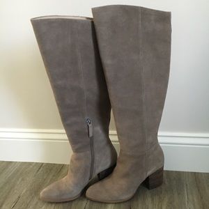 CASLON suede knee high boots